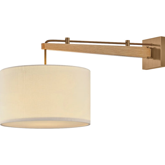 Mailo Wall Sconce by Troy in patina brass. Made from steel in a unique style.