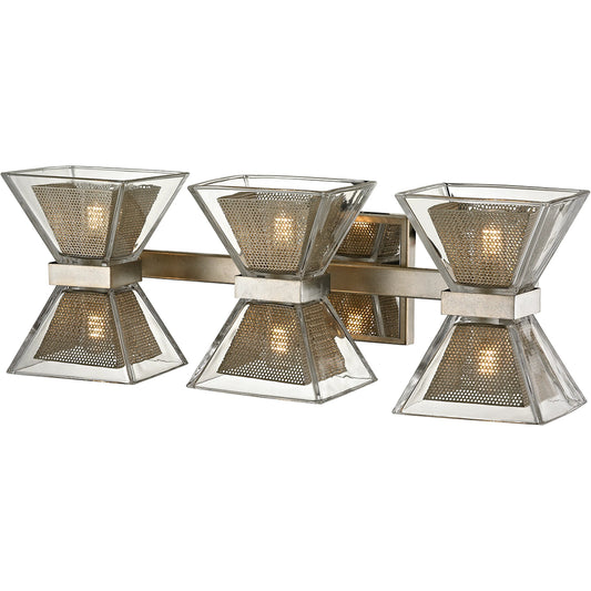 Expression Bath Light by Troy. Made from hand worked iron in a modern style.