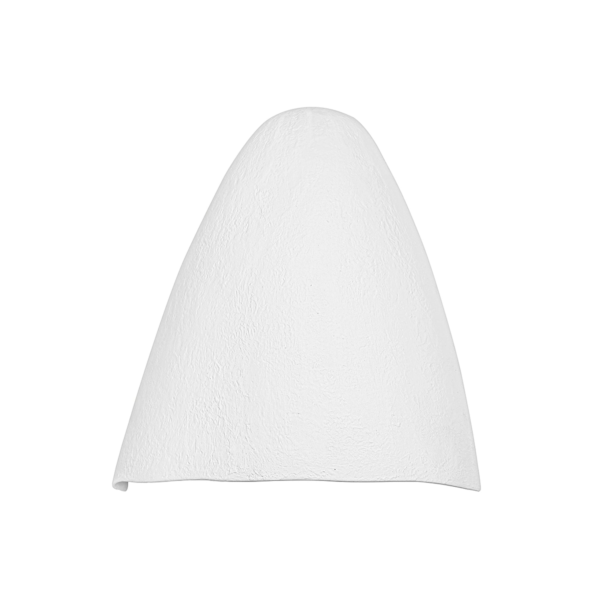 Manteca Wall Sconce by Troy in gesso white. Made from steel in a modern style.