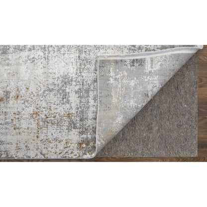 Cadiz Gradient Rug - 3890F by Feizy in ivory, gray. Made from viscose, acrylic in a unique style.