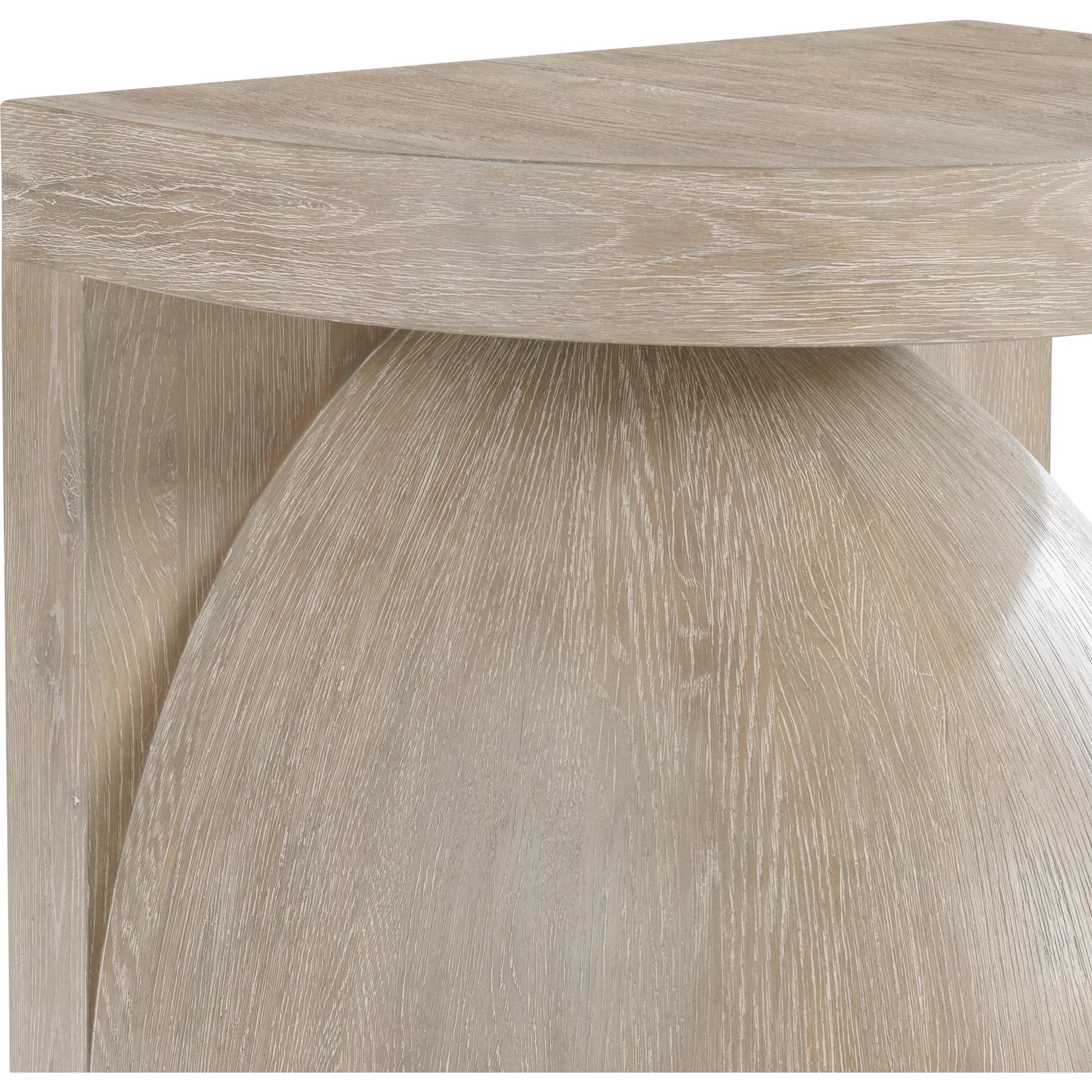 Moda Side Table by Bernhardt in brown. Made from wood in a unique style.