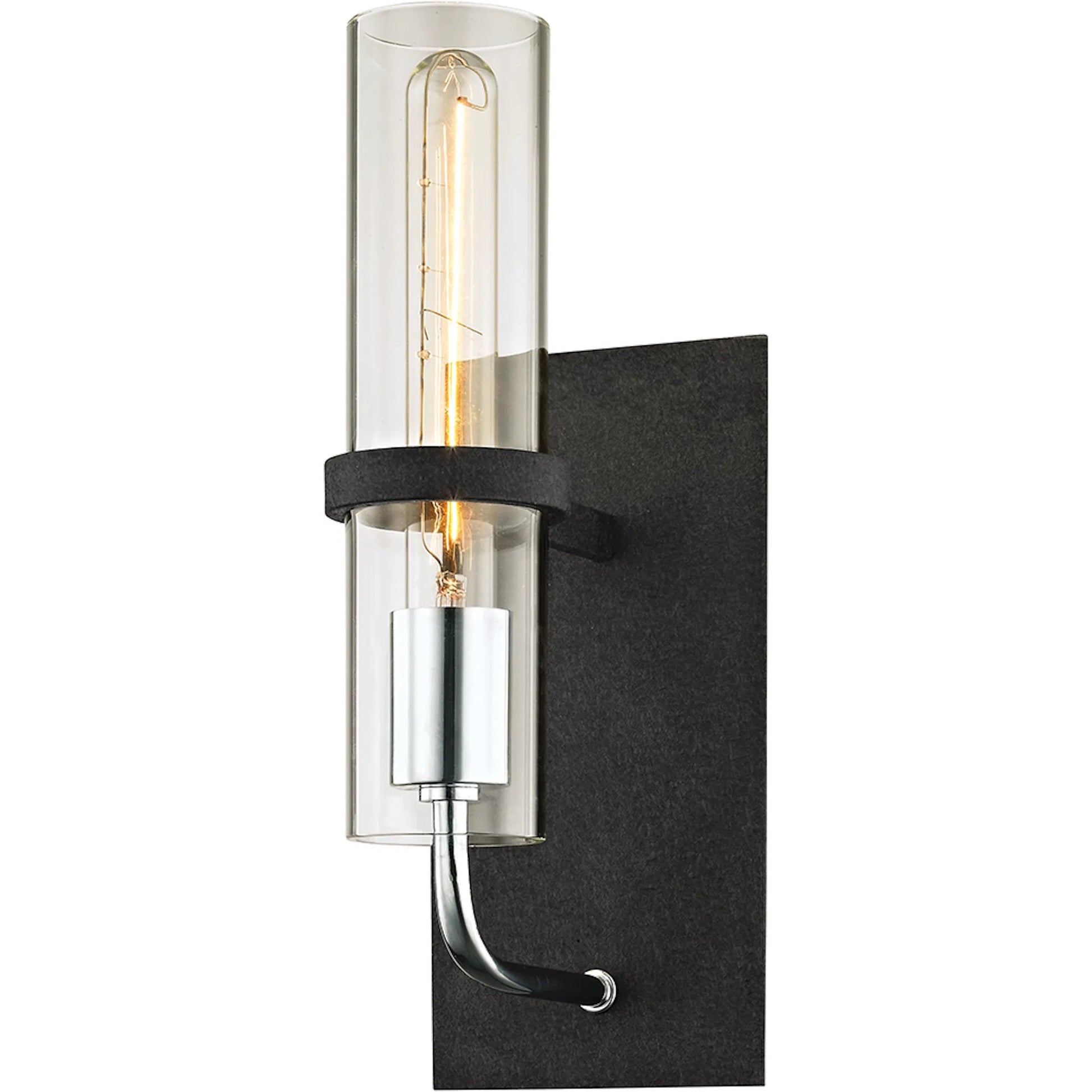 Xavier Wall by Troy in vintage iron. Made from hand-worked iron in a modern style.