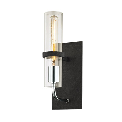 Xavier Wall by Troy in vintage iron. Made from hand-worked iron in a modern style.