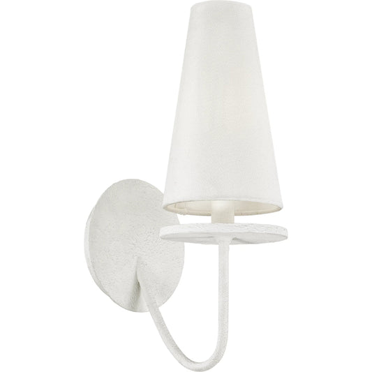 Marcel Wall Sconce by Troy. Made from hand worked iron in a modern style.