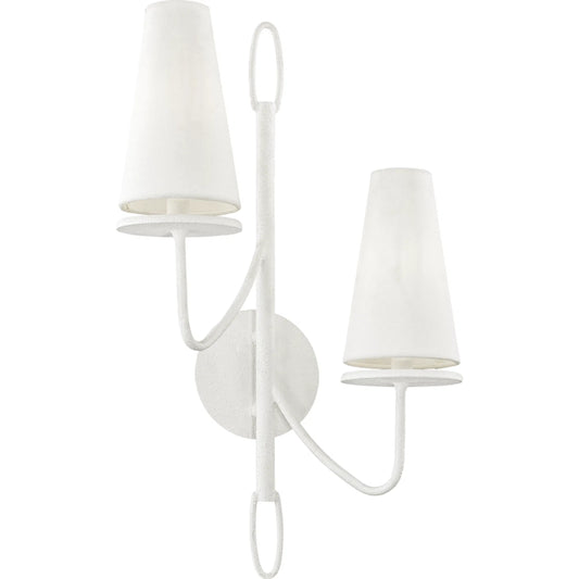 001 SI-2072812 | Primary Silo | Marcel Double Wall Sconce by Troy. Made from hand worked iron in a modern style.