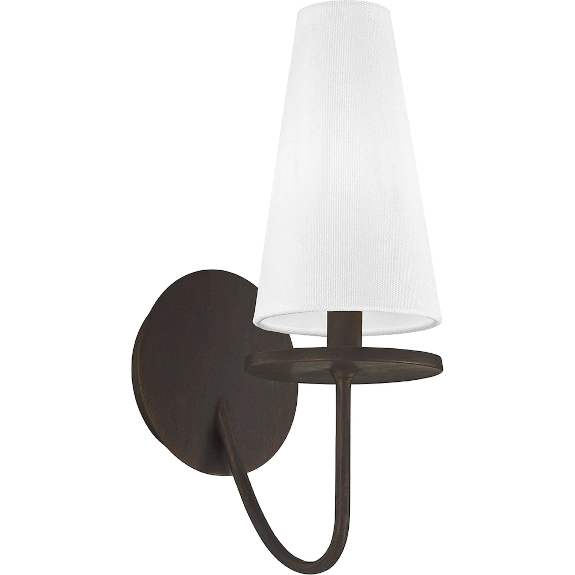 Marcel Wall Sconce by Troy. Made from hand worked iron in a modern style.