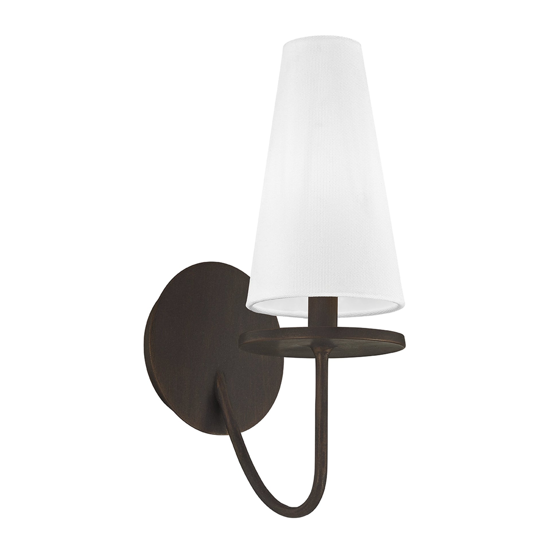 Marcel Wall Sconce by Troy. Made from hand worked iron in a modern style.