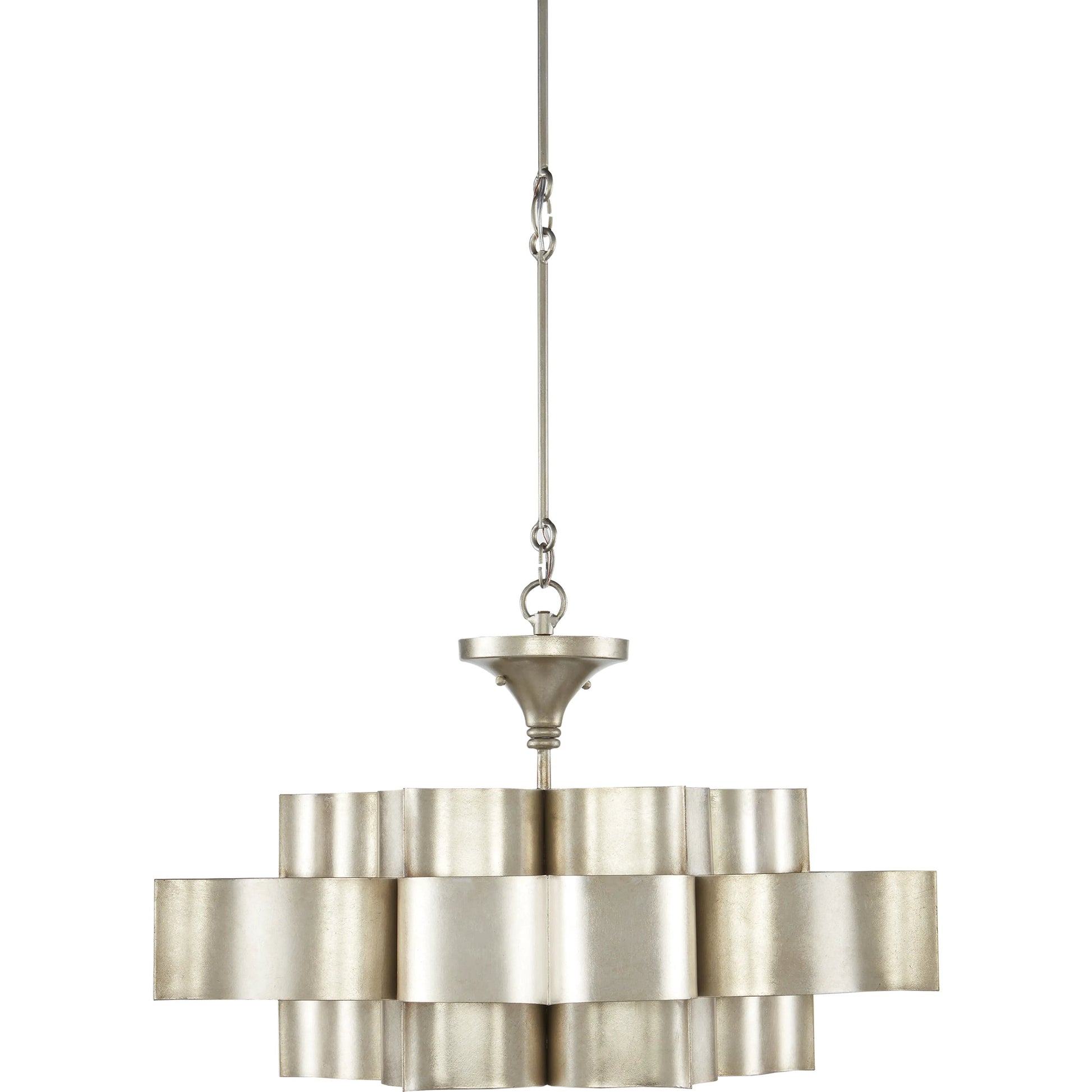 Grand Lotus Chandelier by Currey and Company. Made from unique in a modern style.