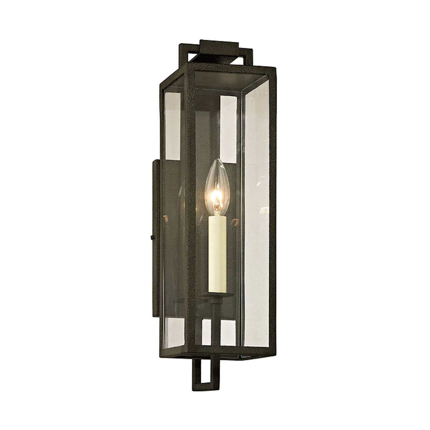 004 SI-2072632 | Additional Silo | Beckham Wall Sconce by Troy in forged iron. Made from hand worked iron in a modern style.