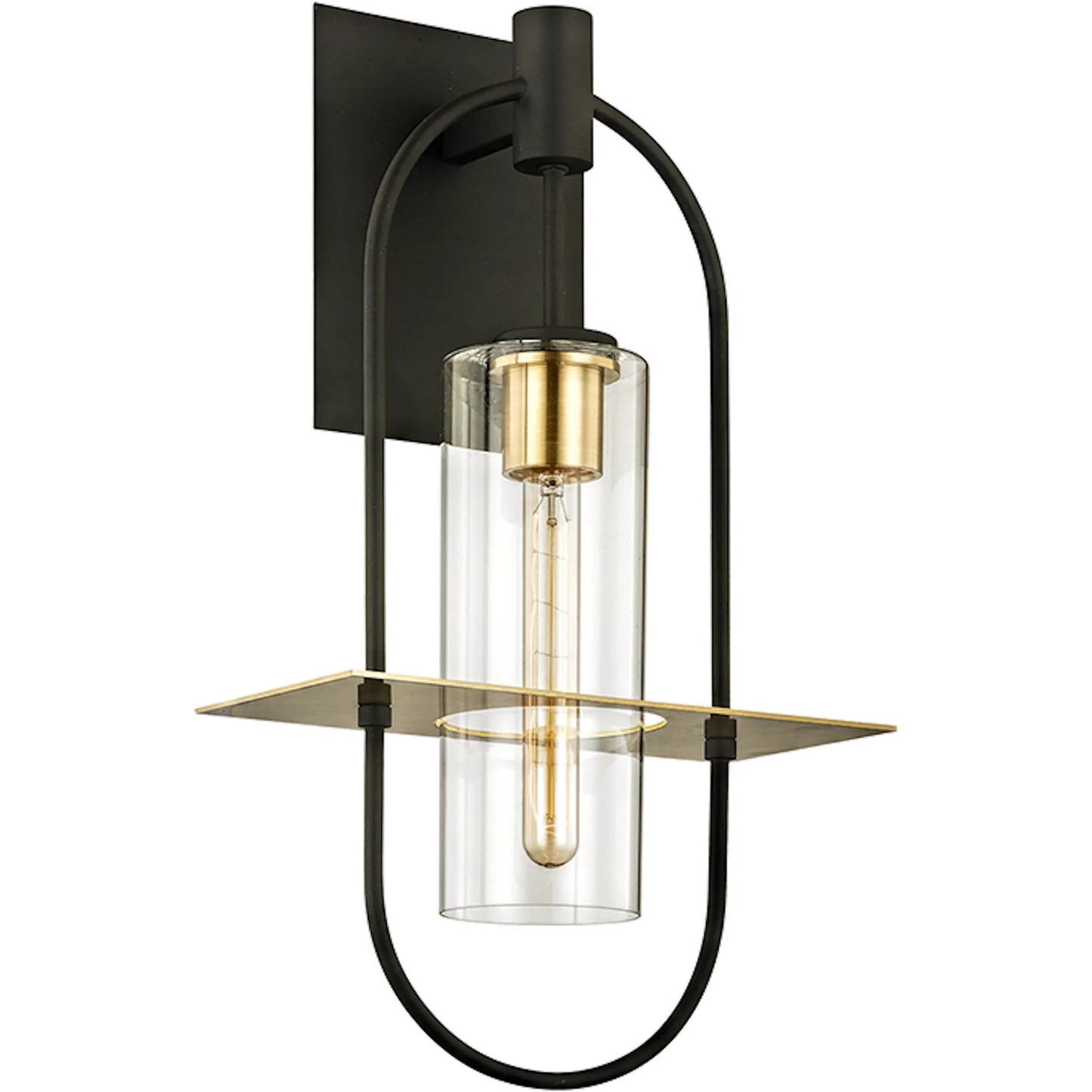 002 SI-2328345 | Primary Silo | Smyth Wall Sconce by Troy in textured bronze. Made from hand worked iron, brass in a modern style.