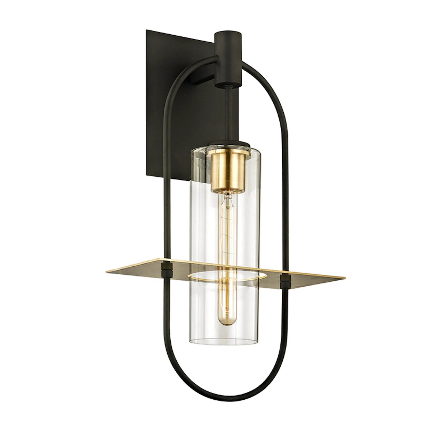 003 SI-2328345 | Additional Silo | Smyth Wall Sconce by Troy in textured bronze. Made from hand worked iron, brass in a modern style.