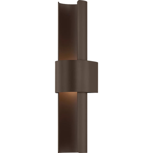 Ossian Wall Sconce by Troy in bronze. Made from aluminum in a unique style.