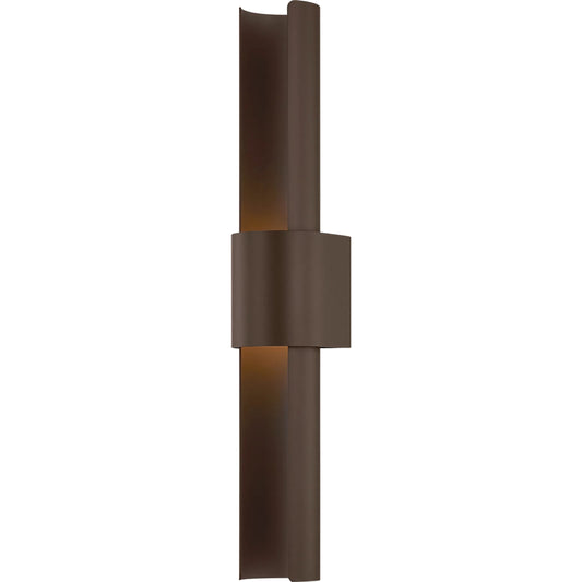 Ossian Wall Sconce by Troy in bronze. Made from aluminum in a unique style.
