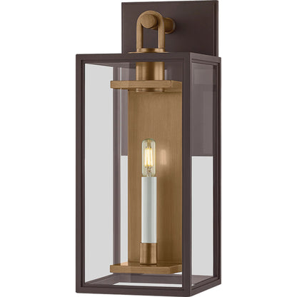 Arnold Wall Sconce by Troy in patina brass, textured bronze. Made from unique in a unique style.