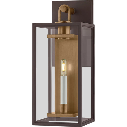 Arnold Wall Sconce by Troy in patina brass, textured bronze. Made from unique in a unique style.