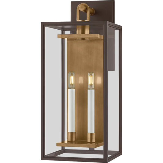 Arnold Wall Sconce by Troy in patina brass, textured bronze. Made from unique in a unique style.