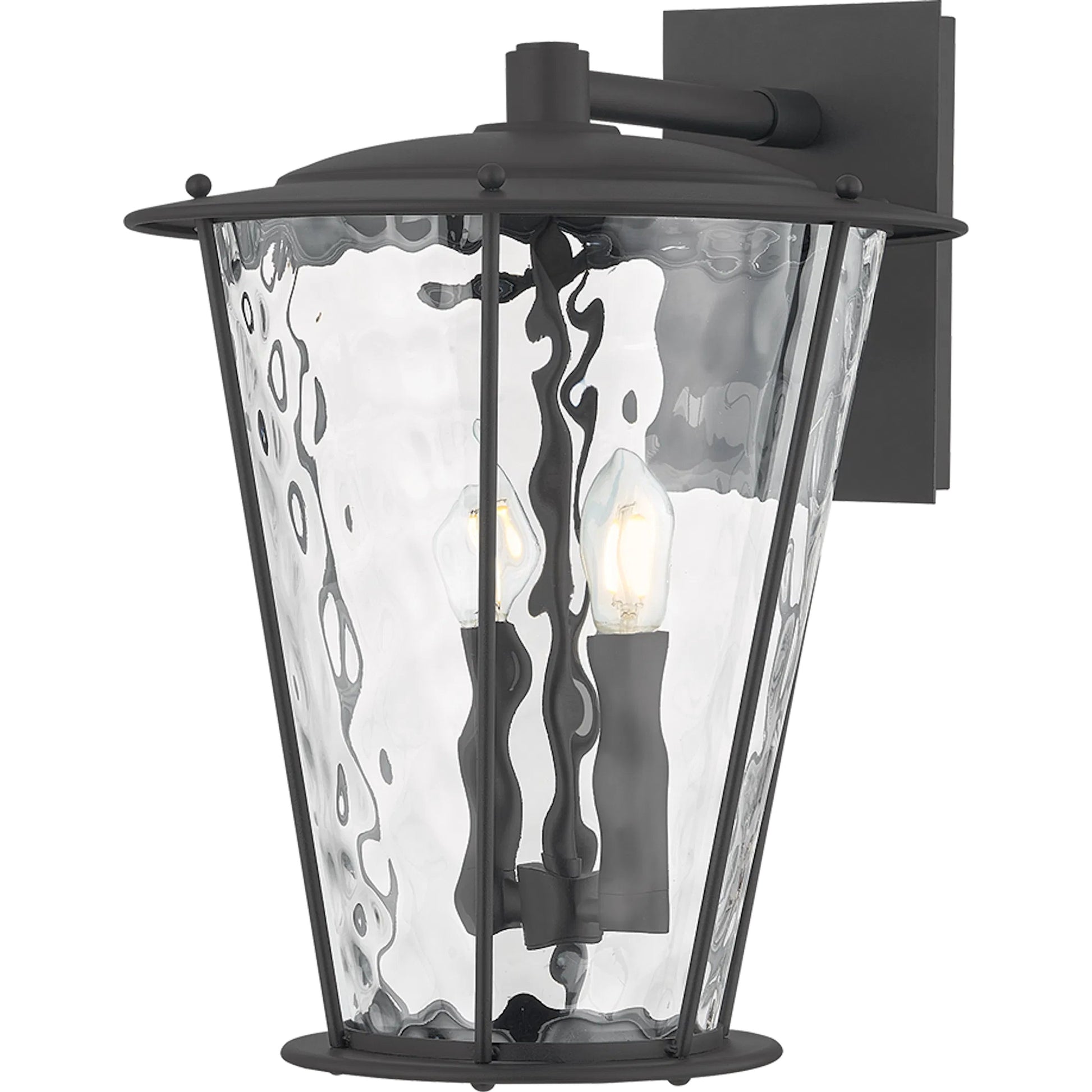 Jantzen Wall Sconce by Troy in texture black. Made from aluminum in a unique style.