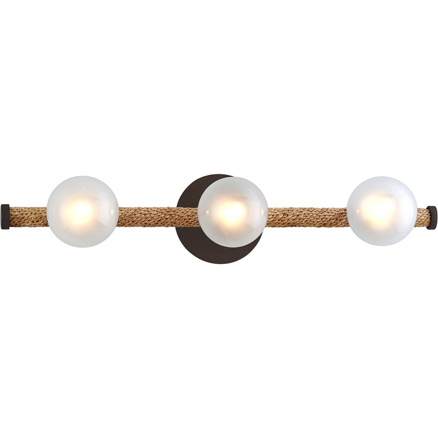 001 SI-2072865 | Primary Silo | Nomad Vanity Light by Troy in classic bronze. Made from hand worked iron in a modern style.