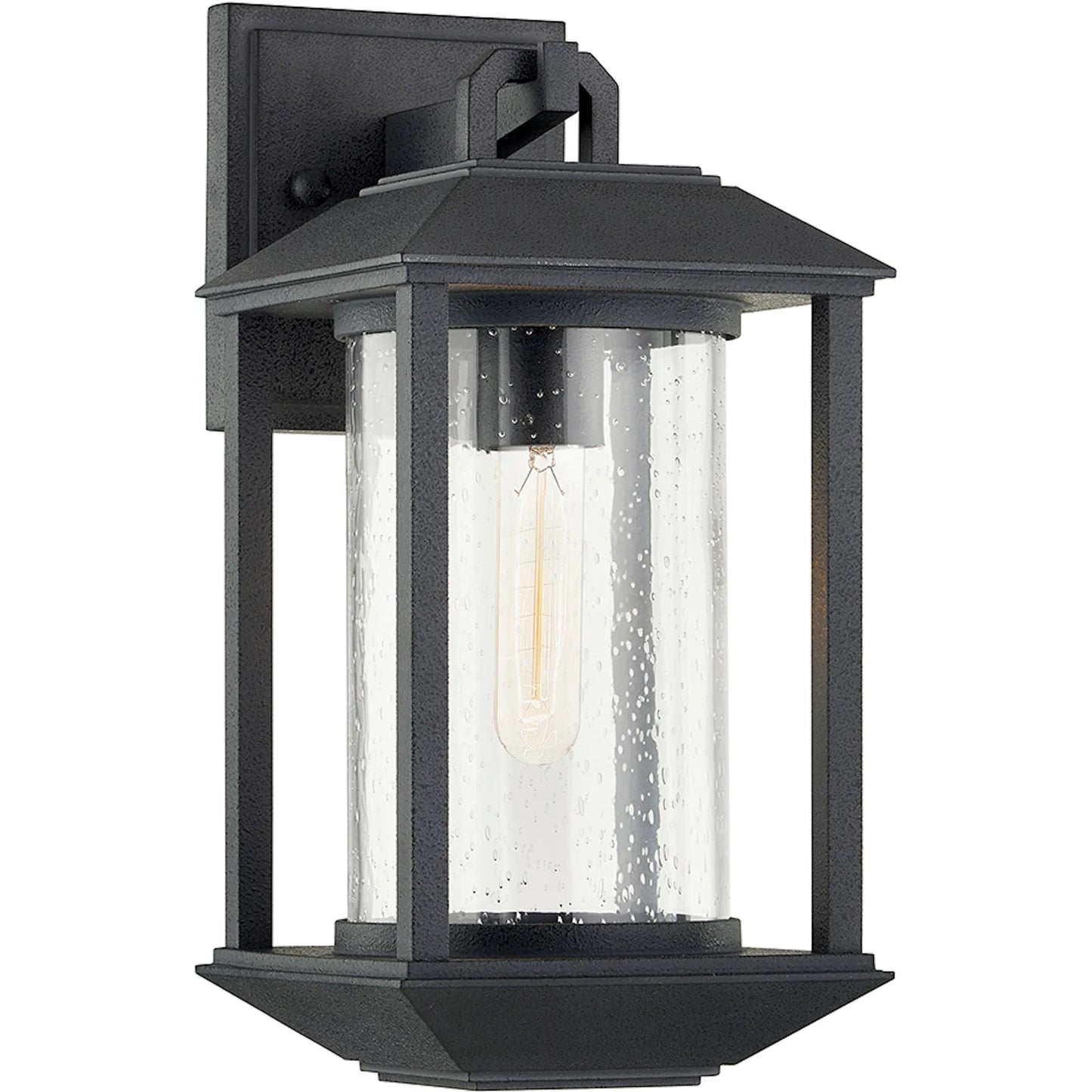 002 SI-2072828 | Primary Silo | McCarthy Wall Light by Troy in weathered graphite. Made from hand crafted aluminum in a transitional style.