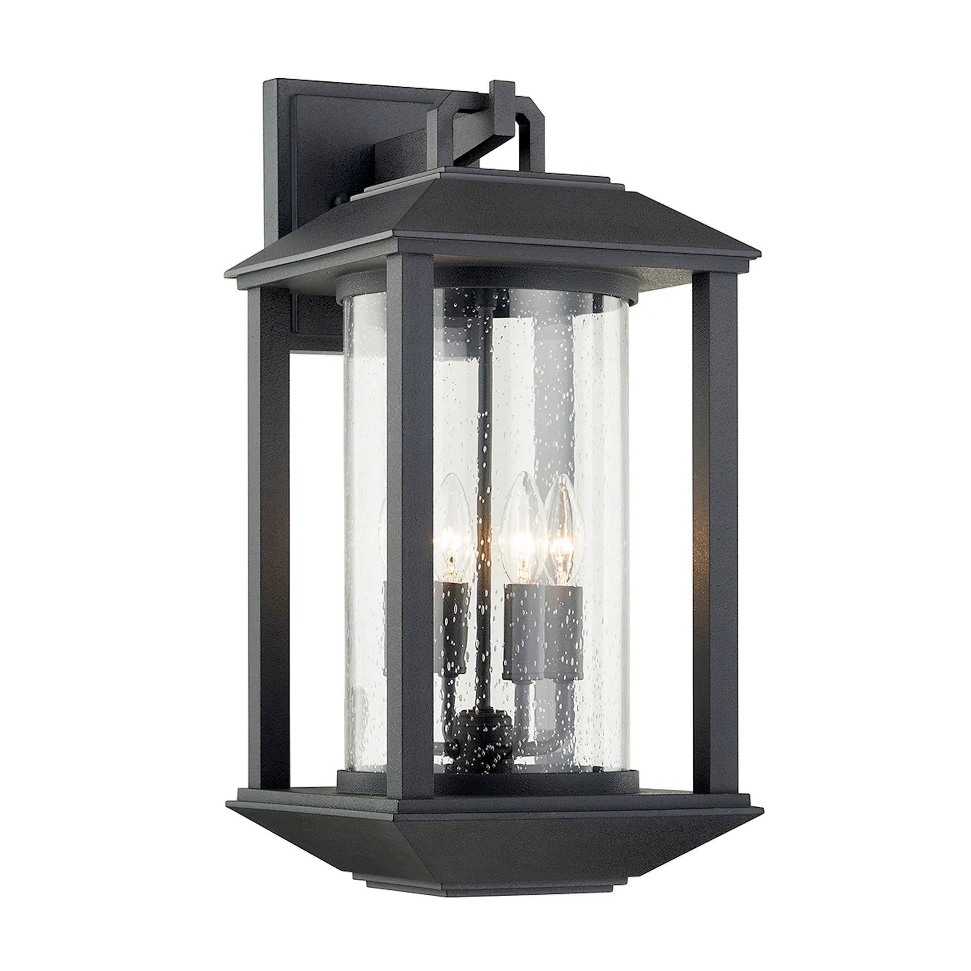 McCarthy Wall Sconce by Troy in forged iron. Made from hand crafted aluminum in a unique style.