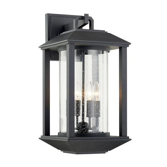 McCarthy Wall Sconce by Troy in forged iron. Made from hand crafted aluminum in a unique style.