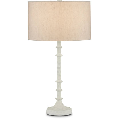 Gallo Table Lamp by Currey and Company in bronze. Made from cast aluminum in a modern style.