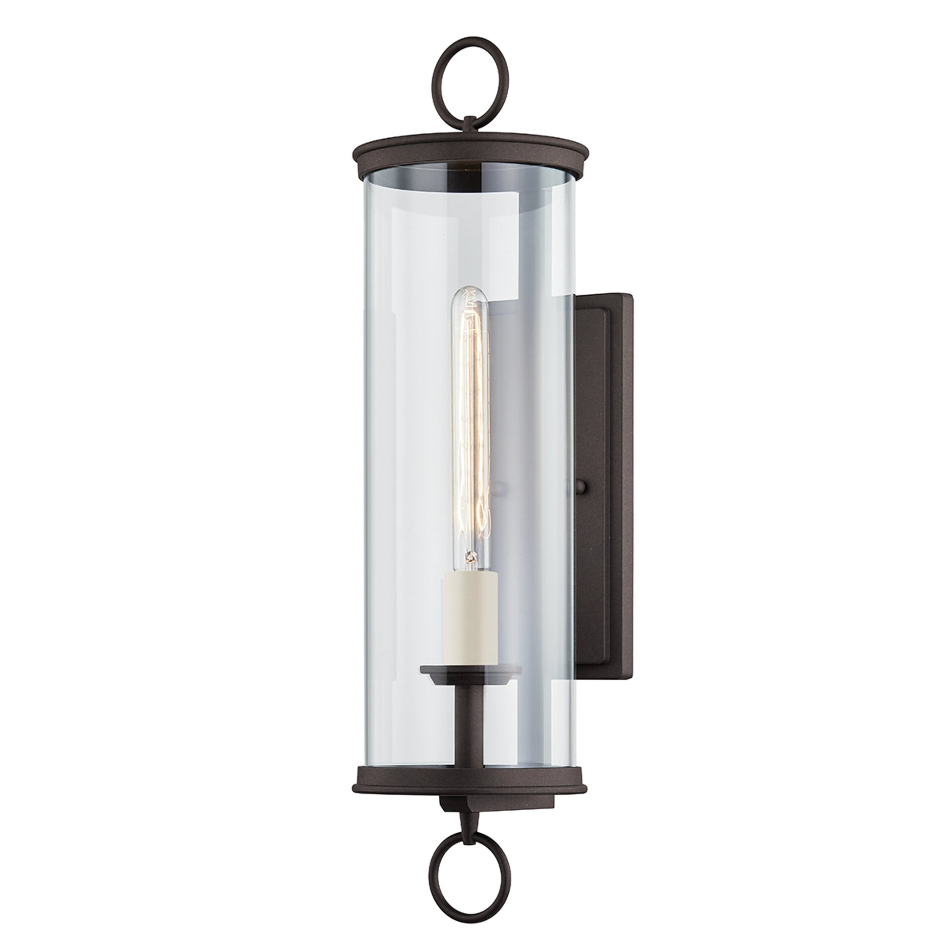 Aiden Wall Sconce by Troy in bronze. Made from hand crafted aluminum in a modern style.