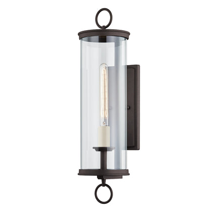 Aiden Wall Sconce by Troy in bronze. Made from hand crafted aluminum in a modern style.