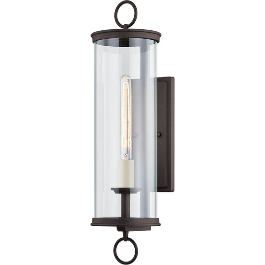 Aiden Wall Sconce by Troy in bronze. Made from hand crafted aluminum in a modern style.