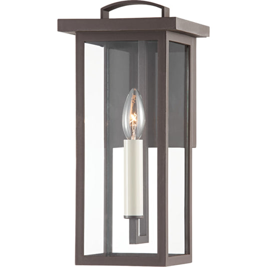 Eden Exterior Wall Sconce by Troy. Made from aluminum, stainless steel in a transitional style.