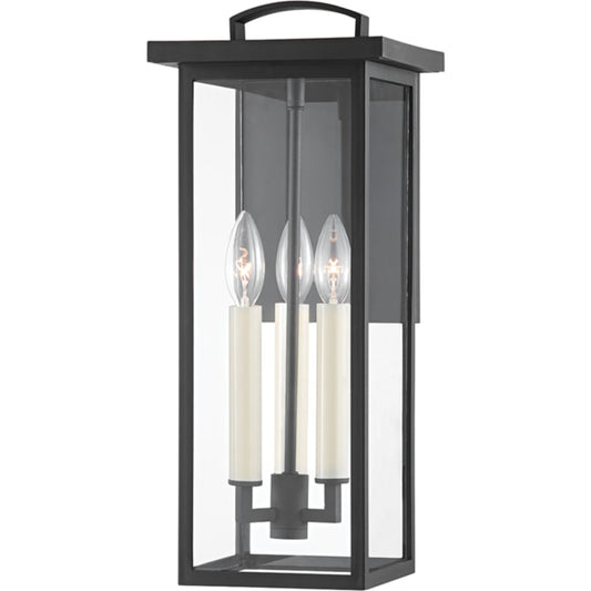 Eden Exterior Wall Sconce by Troy. Made from aluminum, stainless steel in a transitional style.