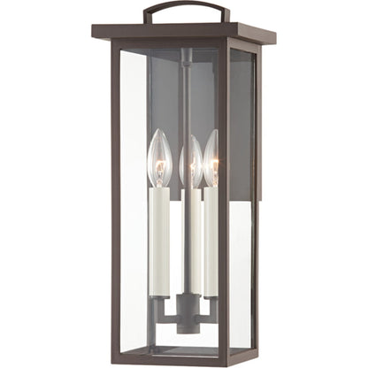 Eden Exterior Wall Sconce by Troy. Made from aluminum, stainless steel in a transitional style.