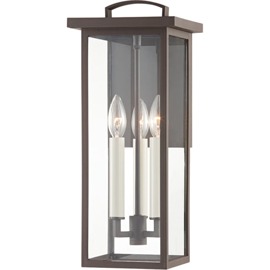 Eden Exterior Wall Sconce by Troy. Made from aluminum, stainless steel in a transitional style.