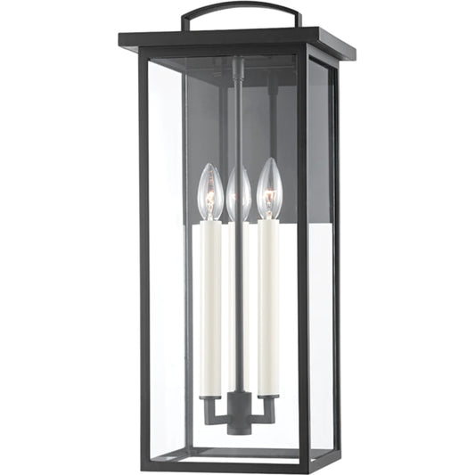Eden Exterior Wall Sconce by Troy. Made from aluminum, stainless steel in a transitional style.