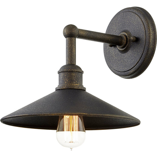 Shelton Wall Sconce by Troy in vintage bronze. Made from hand crafted aluminum in a cottage & farmhouse style.