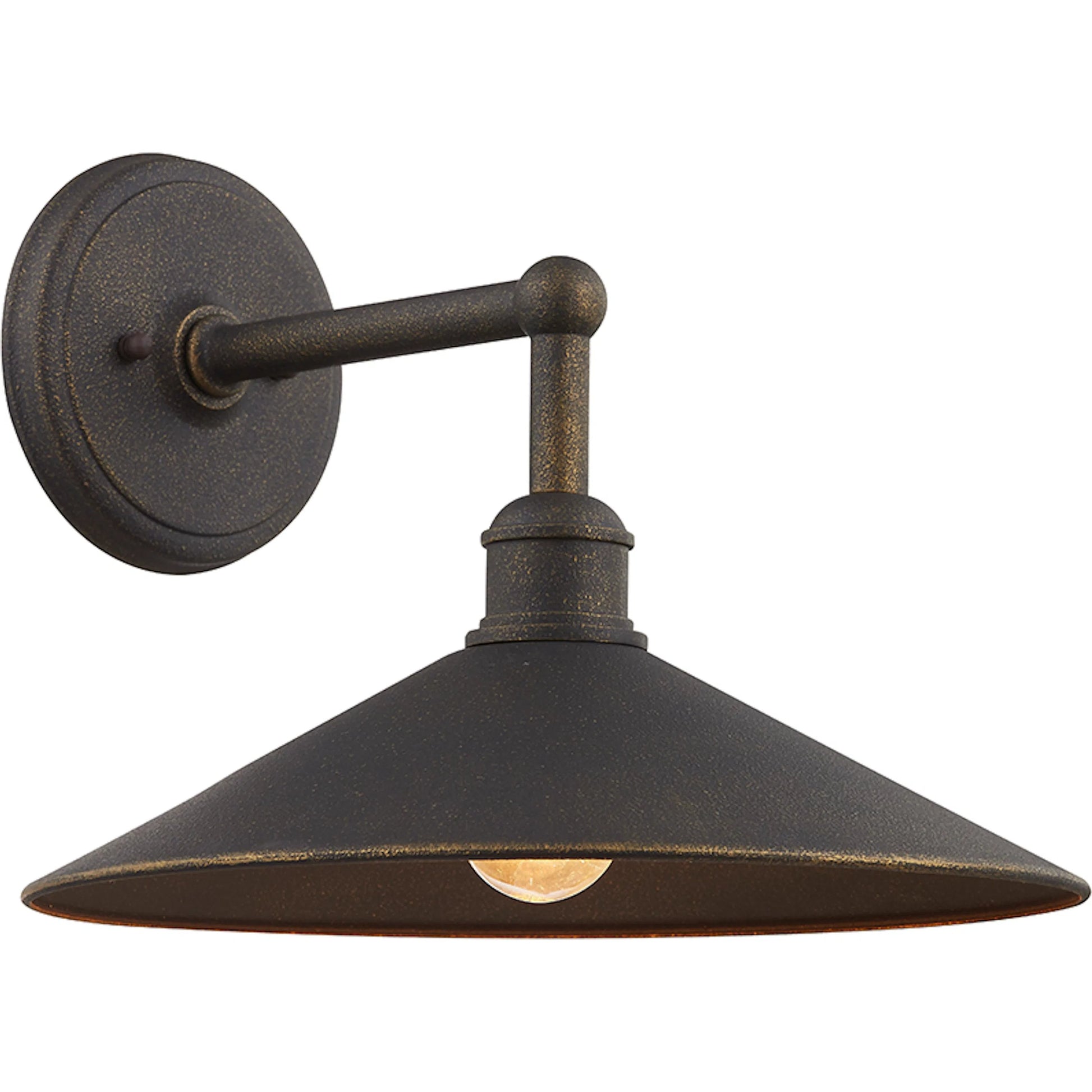 Shelton Wall Sconce by Troy in vintage bronze. Made from hand crafted aluminum in a cottage & farmhouse style.