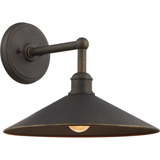 Shelton Wall Sconce by Troy in vintage bronze. Made from hand crafted aluminum in a cottage & farmhouse style.