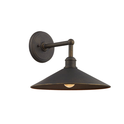 Shelton Wall Sconce by Troy in vintage bronze. Made from hand crafted aluminum in a cottage & farmhouse style.