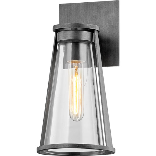 Prospect II Wall Sconce by Troy in graphite. Made from hand crafted aluminum in a modern style.