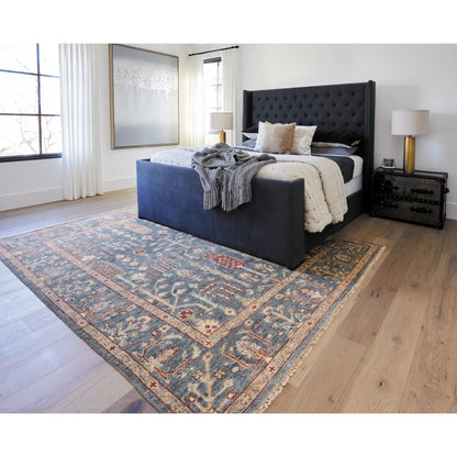 Carrington Traditional Oriental Rug - 6499F by Feizy in blue, red, gold. Made from wool in a unique style.