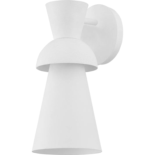Florence Wall Sconce by Troy in gesso white. Made from iron, steel in a modern style.