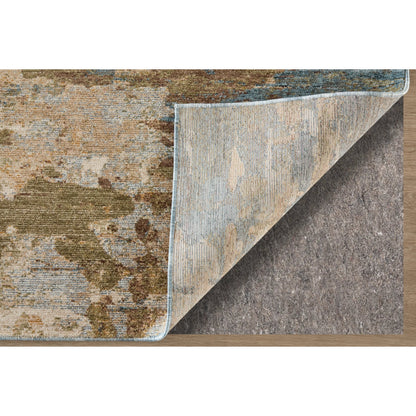 Pearson PRS39SCF Rug by Feizy in blue, ivory, brown. Made from polyester in a unique style.