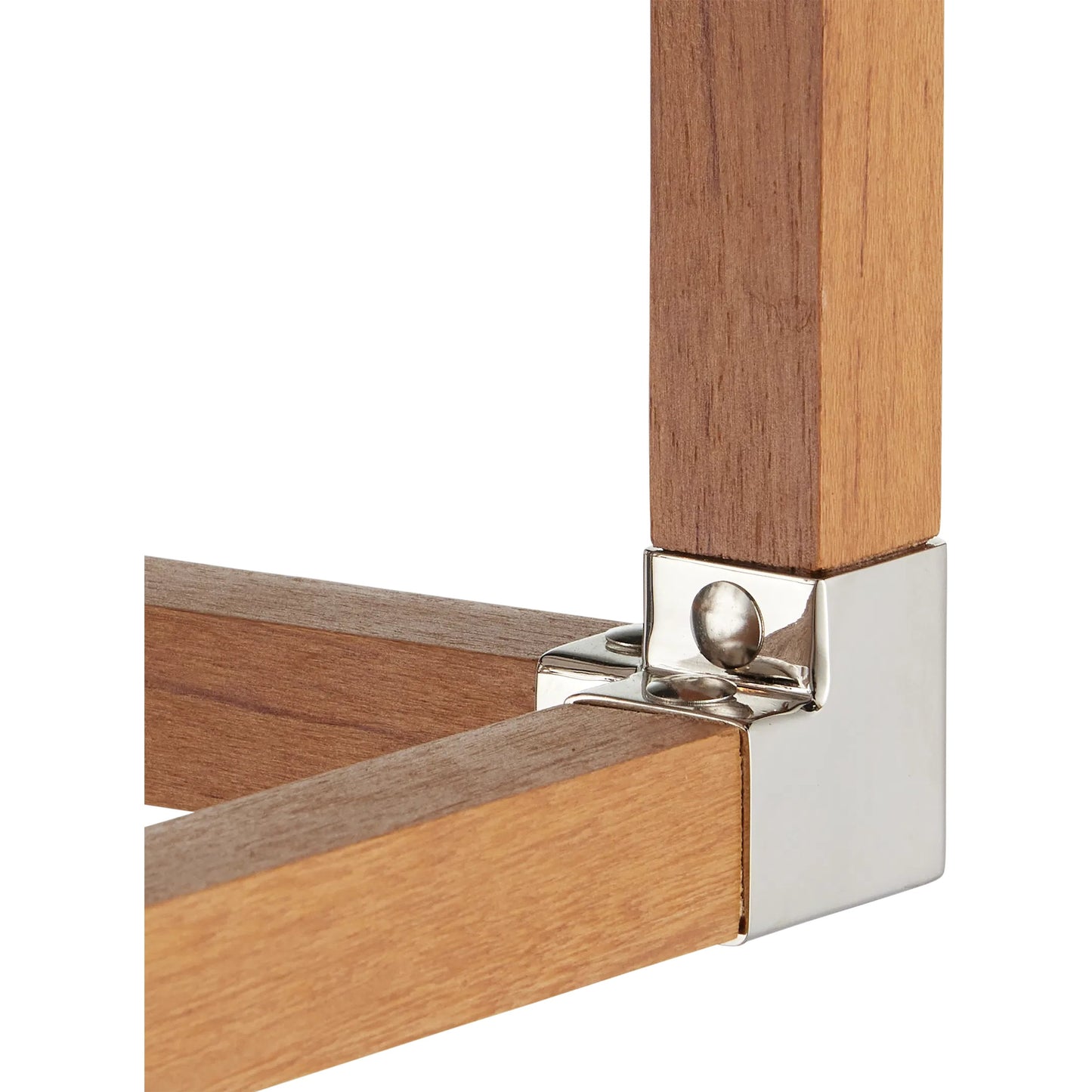 003 SI-2524247 | Closeup | Boyd Semi-Flush Mount by Currey and Company in natural, polished nickel. Made from teak wood, metal in a modern style.