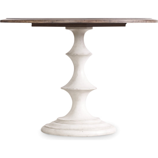 Brynlee Table by Hooker Furniture in walnut, white. Made from walnut veneers, resin in a cottage & farmhouse style.