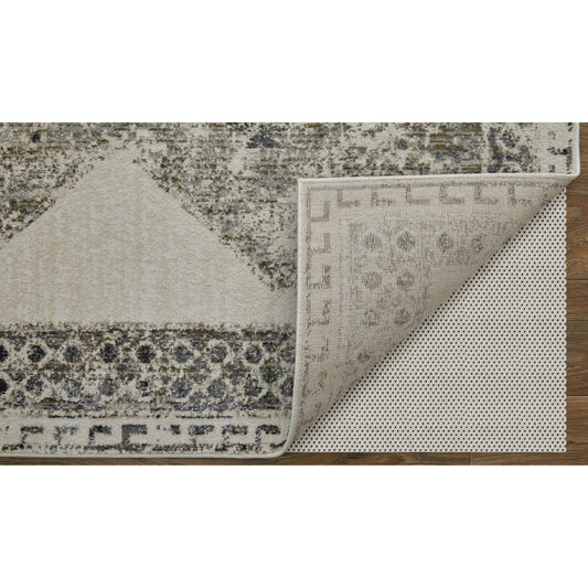 Kano Transitional Rug - 39LJF by Feizy in ivory, taupe, gray. Made from polypropylene, polyester in a unique style.