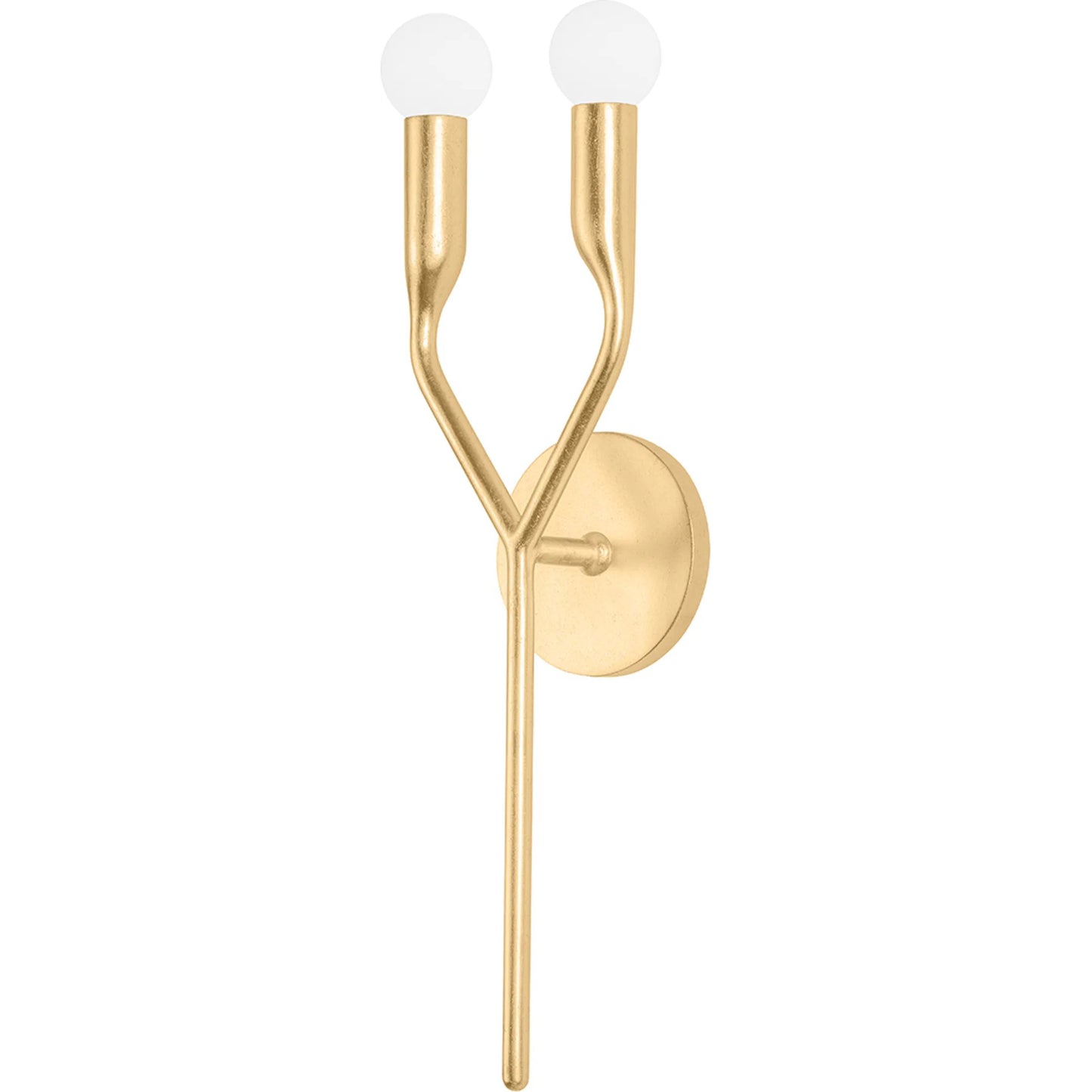 004 SI-2030184 | Primary Silo | Norman Wall Sconce by Troy in vintage gold leaf. Made from steel in a modern style.