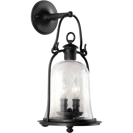 Owings Mill Wall Sconce by Troy. Made from hand forged iron in a unique style.