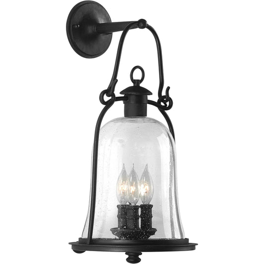 Owings Mill Wall Sconce by Troy. Made from hand forged iron in a unique style.