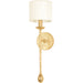 Osmond Wall Sconce by Troy. Made from steel in a transitional style.
