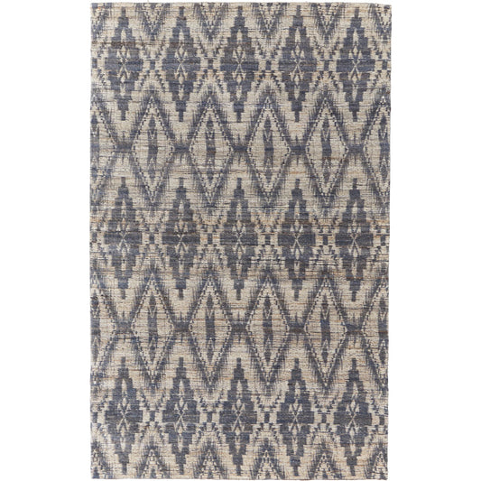 Lilliana Transitional Geometric Rug - 0768F by Feizy in gray, tan. Made from jute in a unique style.